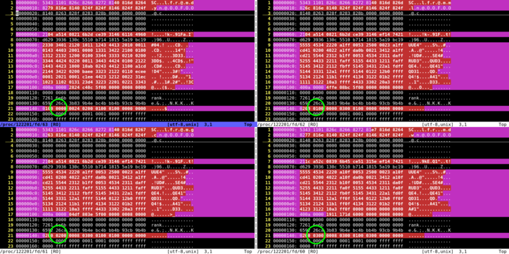 Savegame diffs