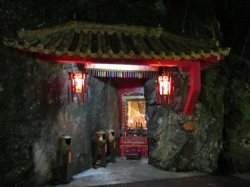 Temple in a rock