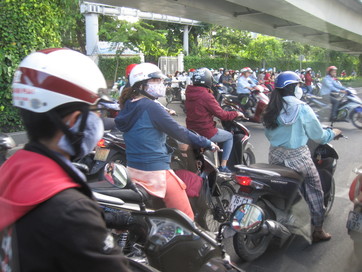 Traffic in Ho Chi Minh City